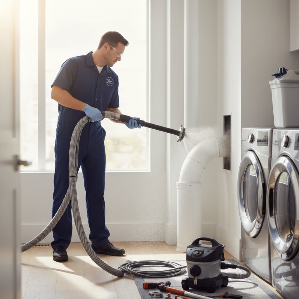 Professional household cleaning services - Air duct, chimney, and dryer vent cleaning